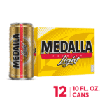 Medalla Light Beer 10 fl oz • 12 x 10 fl oz
